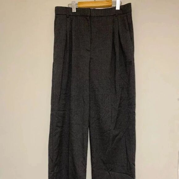 Dynamite Dark Grey Straight Trousers Size 10 - maybe Lila  style - Picture 1 of 2